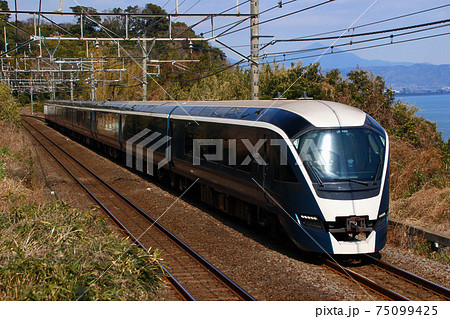海岸線を行く特急サフィール踊り子 75099425
