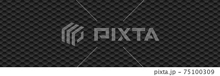 Black hexagonal texture abstract technology background 75100309