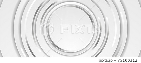 Technology abstract background with metallic round shapes 75100312