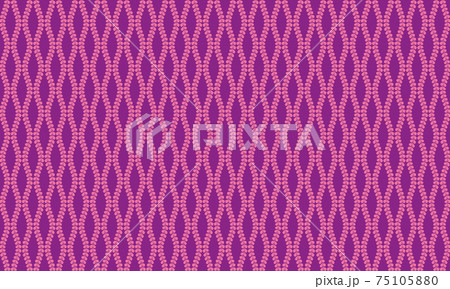 和柄　藤立涌　シームレスパターン　背景素材　紫　ピンク 75105880