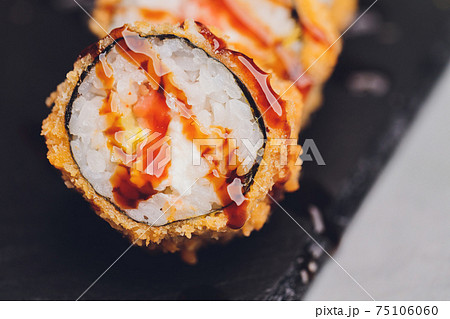 sushi rolls tempura,japanese food style ,Traditional Japanese cuisine, Crunchy Shrimp Tempura Roll. sushi rolls tempura,japanese food style ,Traditional Japanese cuisine, Crunchy Shrimp Tempura Roll. 75106060