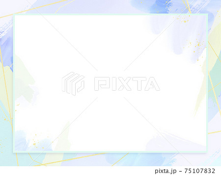 手描き風でカジュアルな雰囲気のフレーム素材 - 複数のバリエーションがあります 75107832