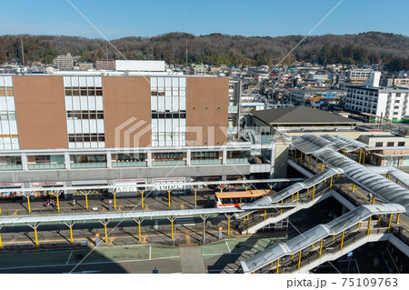 兵庫県三田市のJR三田駅前の光景 75109763