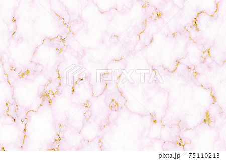 大理石 背景素材 テクスチャ ピンク 金箔入りのイラスト素材