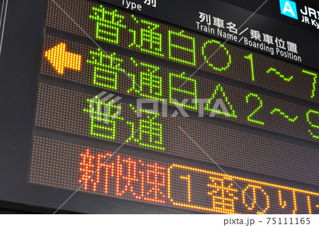 JR大阪駅の案内表示 75111165