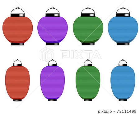 丸型提灯・長型提灯セット 75111499