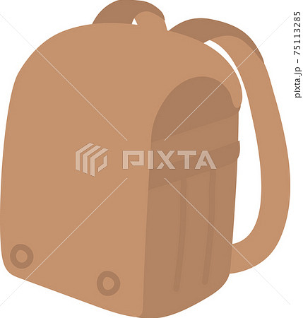 ランドセル_茶色_右向き 75113285