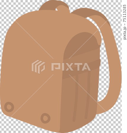 ランドセル_茶色_右向き 75113285