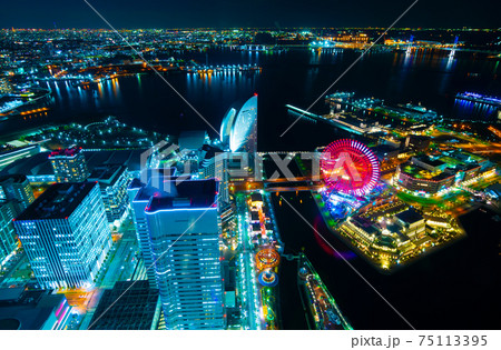 横浜夜景　2021　東京タワー　スカイツリーまで一望 75113395