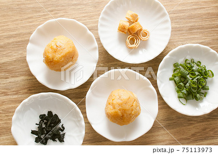 味噌玉と味噌汁の具 味噌玉と味噌汁の具 75113973