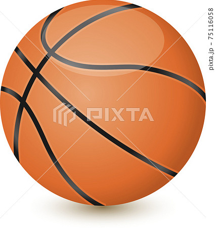 バスケットボールのイメージイラストのイラスト素材