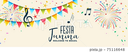 musical festca junina colorful banner design musical festca junina colorful banner design 75116648