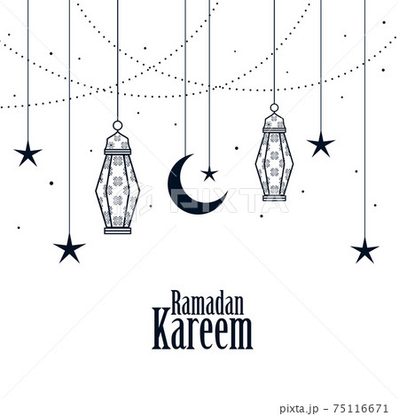 decorative islamic ramadan kareem background 75116671