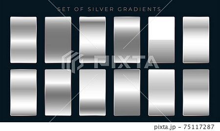 set of silver or platinum gradients 75117287