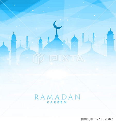 beautiful mosque illustration for ramadan kareem beautiful mosque illustration for ramadan kareem 75117367