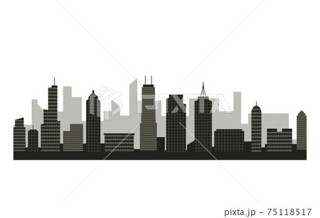 City Building Cityscape Skyline Business White Background Illustration City Building Cityscape Skyline Business White Background Illustration 75118517