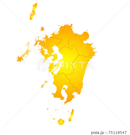 九州地図 75119547