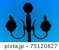 街灯シルエット 75120827