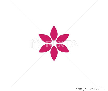 flowers logo Template 75122989