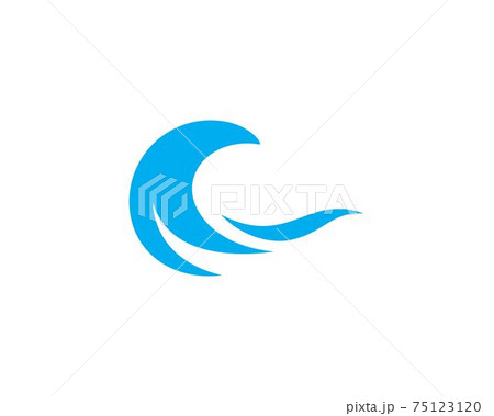 Water Wave symbol and icon Logo Template 75123120