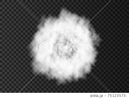 Explosion  smoke spiral  track isolated on transparent background. 75123573