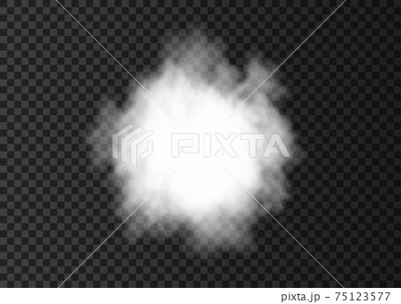 Explosion  smoke spiral  track isolated on transparent background. 75123577