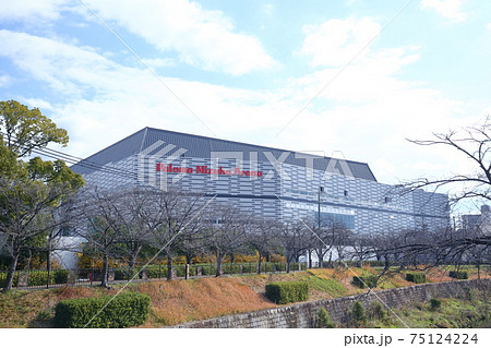 建設中のアリーナ（パロマ瑞穂アリーナ　山崎川四季の道　愛知県 名古屋市） 75124224