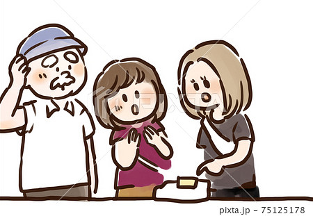 機械の使い方を教わっているイラストのイラスト素材 機械の使い方を教わっているイラストのイラスト素材