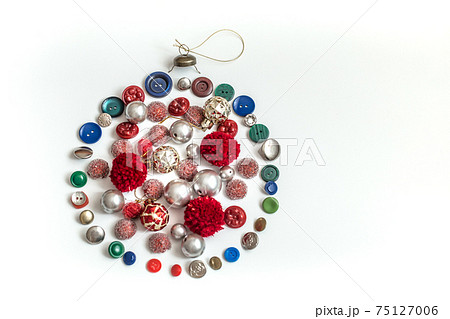 Many real colorful polished gemstones on the white background. Composition with empty space for text Many real colorful polished gemstones on the white background. Composition with empty space for text 75127006
