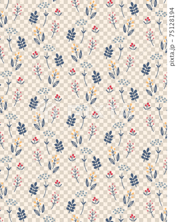 可愛的花紋 75128194