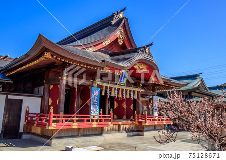 岡崎 岩津天神の拝殿 岡崎 岩津天神の拝殿 75128671