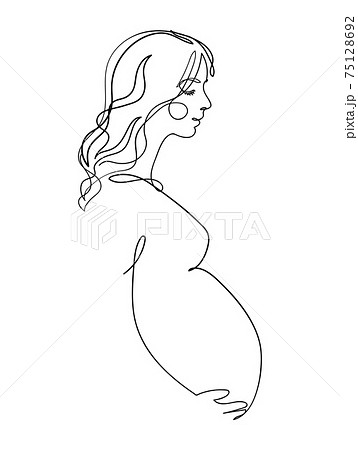 Hand Drawn Pregnancy elements Sketches Set. Collection Of pregnant woman  belly, Pregnancy test, pills, Ultrasound scanner, Sperm and egg cell  sketches on white background. Stock Vector | Adobe Stock