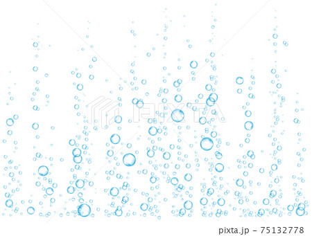 Underwater fizzing air, water or oxygen  bubbles. 75132778