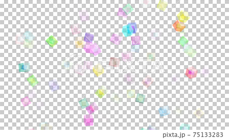 CG立方體裡面有大量滾動立方體的雙重結構立方體 CG立方體裡面有大量滾動立方體的雙重結構立方體 75133283