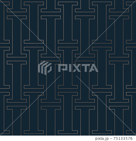 Luxury pattern with golden linear texture 75133576