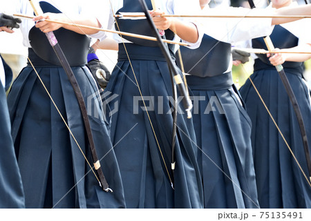 扇の的弓道大会、中禅寺湖、日光、栃木 75135491