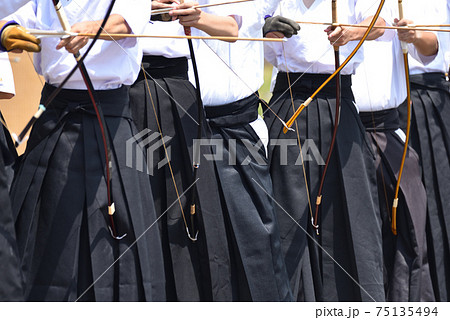 扇の的弓道大会、中禅寺湖、日光、栃木 75135494