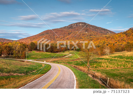 Mt. Yonah, Georgia, USA in Autumn 75137323