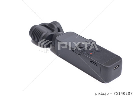 Action Camera isolated on white background Action Camera isolated on white background 75140207