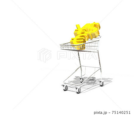 為替通貨の買い物かご 75140251
