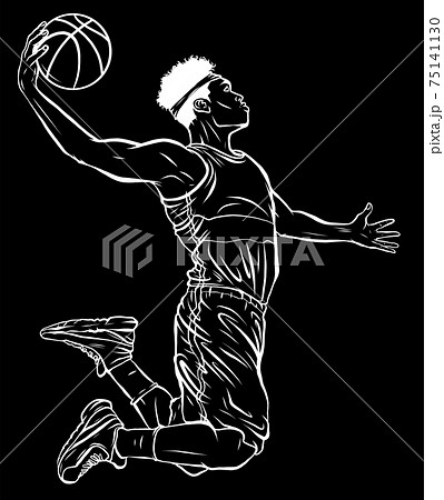 healthy living clipart black and white basketball