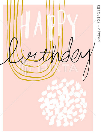 Happy Birthday card 75141585