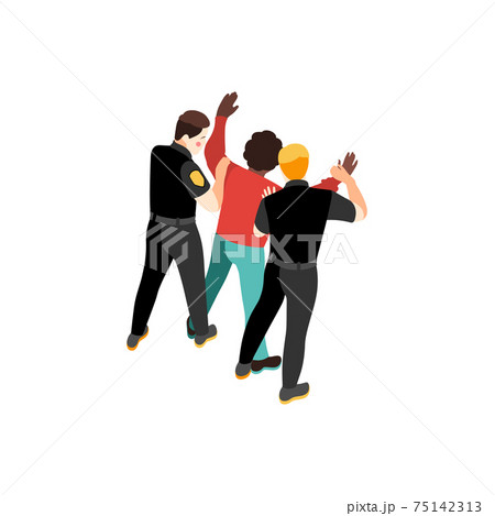 Black Person Detention Composition 75142313