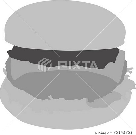 グラタンコロッケチーズバーガーのイラスト素材 75143753 Pixta