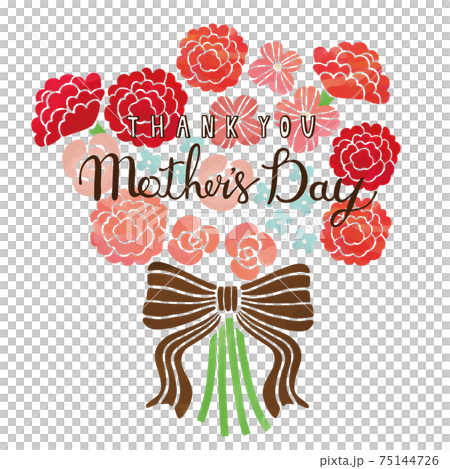 母親節水彩觸摸花束設計 母親節水彩觸摸花束設計 75144726