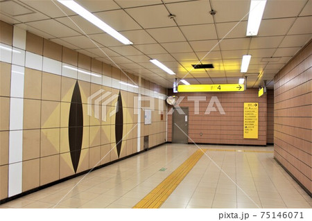 踊場駅　通路　猫の目 75146071