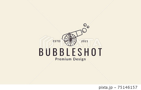 cannon lines logo design vector icon symbol graphic illustration 75146157