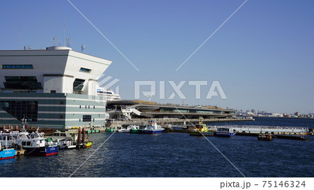 横浜港、大桟橋 75146324