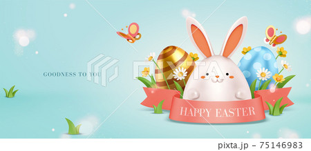 3d Easter egg background 3d Easter egg background 75146983