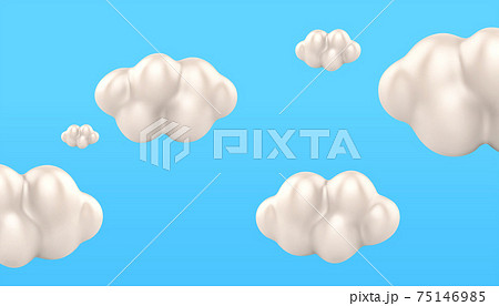 3d white cloud background 3d white cloud background 75146985